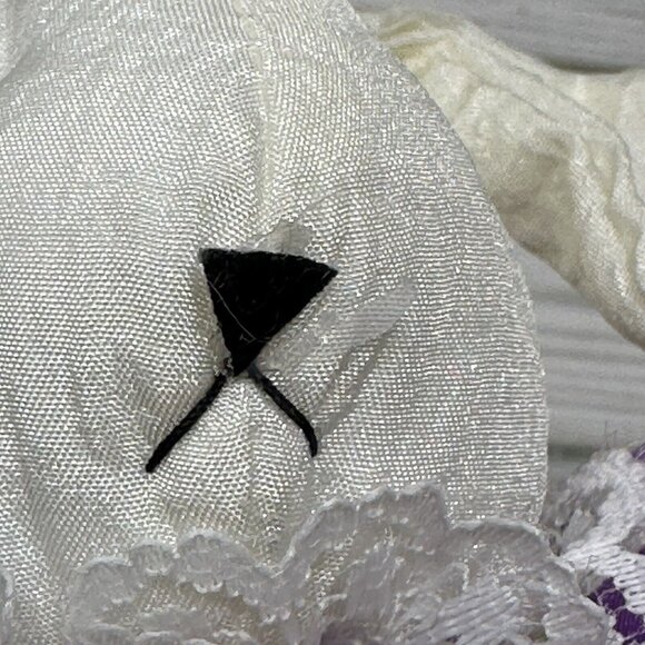 Wang's International Nylon Bunny Rabbit Plush Pink Overalls Purple Shirt 5 Inch - Picture 7 of 14